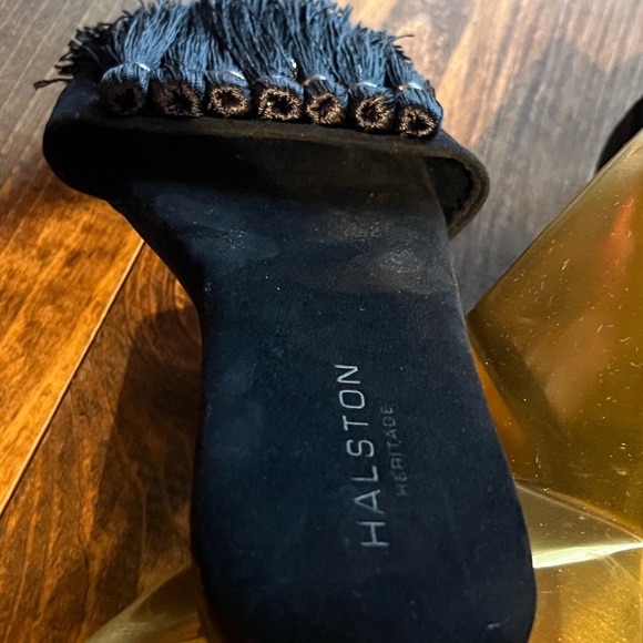 Halston Heritage Fran Tobago Fringe Sandals - Picture 5 of 9